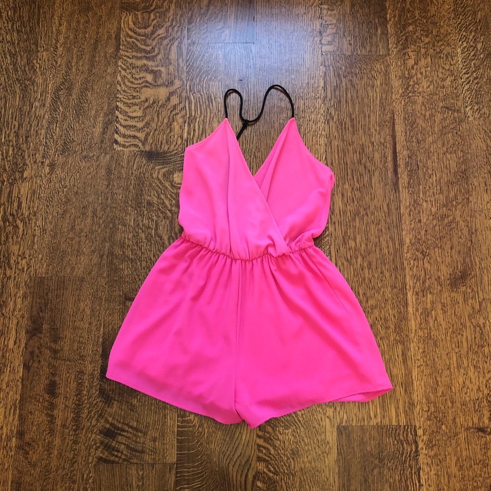 Hot Pink Romper
